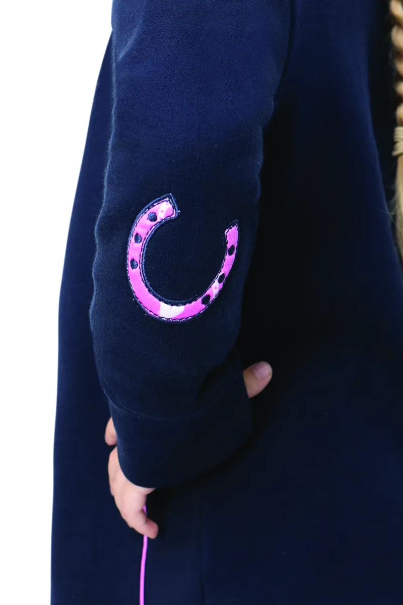 Pony Fantasy Sweatshirt by Little Rider - Navy/Pink-3